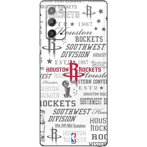 NBA Houston Rockets Historic Blast Galaxy Note20 5G Skin